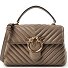  Love Lady Sac à main Cuir véritable 21 cm Modéle grigio talpa