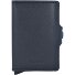  Twinwallet Crisple Porte-cartes de crédit Porte-monnaie RFID en cuir 6,5 cm Modéle black