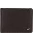  Porte-monnaie Polo RFID en cuir 12 cm Modéle dunkelbraun
