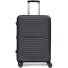  Shine 4 roues trolley 65 cm avec soufflet extensible Modéle black