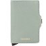  Twinwallet Étui pour cartes de crédit Protection RFID Cuir véritable 7 cm Modéle sea green