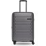 Collection 04 THE MEDIUM + 4 roulettes Trolley M 66 cm avec soufflet d'extension Modéle anthracite-metallic
