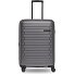  Collection 04 THE MEDIUM + 4 roulettes Trolley M 66 cm avec soufflet d'extension Modéle anthracite-metallic