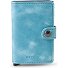  Miniwallet Vintage Porte-cartes de crédit Porte-monnaie RFID Cuir 6,5 cm Modéle teal
