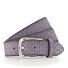  Ceinture Cuir Modéle lilac-silver | 90 cm