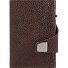  Click & Slide Porte-cartes de crédit Porte-monnaie RFID en cuir 6,5 cm Modéle brown-brown