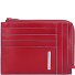  Blue Square Porte-cartes de crédit RFID en cuir 12 cm Modéle red