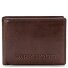  Memphis Porte-monnaie Protection RFID Cuir 12.5 cm Modéle dark brown