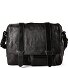  Grandma's Luxury Club Porte-documents Messenger Cuir véritable 34 cm Compartiment ordinateur Modéle black smoke