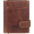  Porte-monnaie Vintage Original RFID en cuir 8,5 cm Modéle braun