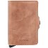  Twinwallet Vintage Porte-cartes de crédit RFID en cuir 6,5 cm Modéle taupe