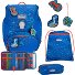  Alpha, set de 4 cartables Superflash Modéle Blue Dino