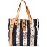  Genziana Sac de shopper 22 cm Modéle righe blu-moro