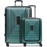  Essentials 14 Set de valises à 4 roulettes 2 pcs. compartiment pour ordinateur portable avec soufflet d'extension Modéle pearl-green metallic