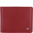  Polo Porte-monnaie Protection RFID Cuir véritable 11 cm Modéle rot