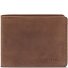  Leather Essentials QF Porte-monnaie en cuir RFID 12 cm Modéle brown