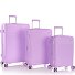  Pastel 4 roulettes Set de valises 3 pièces avec soufflet d'extension Modéle lavender