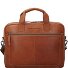  Wax Pull Up Porte-documents Cuir 40 cm Compartiment pour ordinateur portable Modéle cognac