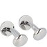  Essentials Boutons de manchette Laiton 0.9 cm Modéle silber