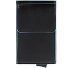  Blue Square Porte-cartes de crédit en cuir 6 cm Modéle black
