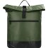  Upcycled Tarpaulin Daypack 42.5 cm Compartiment pour ordinateur portable Modéle olive-black