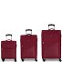  Juego 4 roues Set de valises 3 pièces Modéle burdeos