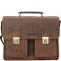  Porte-documents Vintage en cuir 40 cm Modéle brown