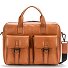  Memphis Porte-documents Cuir 39 cm Compartiment pour ordinateur portable Modéle cognac