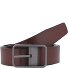  Ceinture business réversible en cuir Modéle dark brown | 110 cm