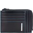  Blue Square Porte-cartes de crédit RFID en cuir 12 cm Modéle black