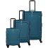  Umbria 4 roulettes Set de valises 3 pièces avec soufflet d'extension Modéle petrol