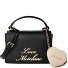  Heart Charm Sac à main Cuir véritable 21 cm Modéle black
