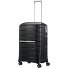  Flux 4 roues Valise cabine 68 cm avec soufflet d'extension Modéle black