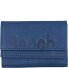  Porte-monnaie en cuir 9,5 cm Modéle mittelblau