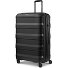  Pro PP 4 roues Valise cabine 77 cm '"avec soufflet d''extension"' Modéle black
