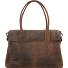  Retro Lamarr Sac à bandoulière Cuir 45 cm Compartiment pour ordinateur portable Modéle dunkelbraun