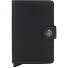  Miniwallet Original Porte-cartes de crédit Porte-monnaie RFID Cuir 6,5 cm Modéle black-brown