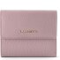 Bologna Leather Porte-monnaie Cuir véritable 12 cm Modéle rose