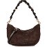 Cleo Sac à bandoulière Cuir véritable 23 cm Modéle moka