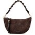  Cleo Sac à bandoulière Cuir véritable 23 cm Modéle moka