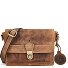  Vintage Sac à bandoulière Cuir véritable 22 cm Modéle nougat