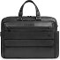  Solm Attaché-case Cuir véritable 42 cm Compartiment ordinateur Modéle black
