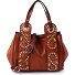  Dafne Mini sac à bandoulière Cuir véritable 17 cm Modéle cognac