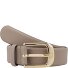  Anna Ceinture cuir Modéle dark beige | 75 cm