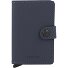  Miniwallet Étui pour cartes de crédit Protection RFID Cuir 6.5 cm Modéle nightblue