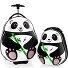  Kids Set de trolley pour enfants 2 pcs. Modéle panda