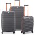  B-Flying Move 4 roues Set de valises 3 pièces avec soufflet d'extension Modéle graphite