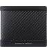  Porte-monnaie Carbon RFID cuir 11 cm Modéle black
