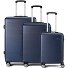  5330 4 roulettes Set de valises 3 pièces Modéle blau