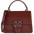  Love One Top Mini Sac à main Cuir véritable 20 cm Modéle burgundy wine